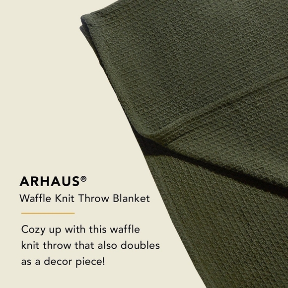 Arhaus Waffle Knit Throw - Picture 6 of 7